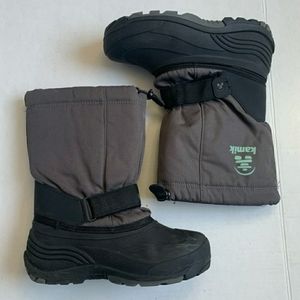 Kamik Rocket Winter Boot Black/Gray Size 6
